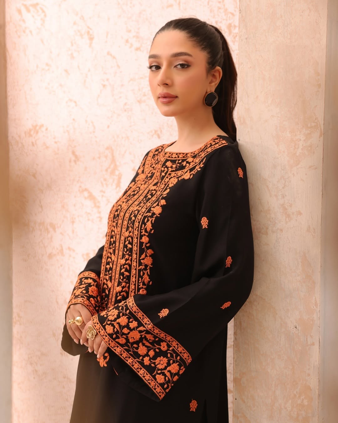 Zauq-e-Gul Linen Suit | Vibrant Floral Embroidered 2PC for All Seasons